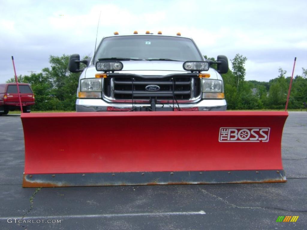 2002 F250 Super Duty XLT SuperCab 4x4 - Silver Metallic / Medium Flint photo #2