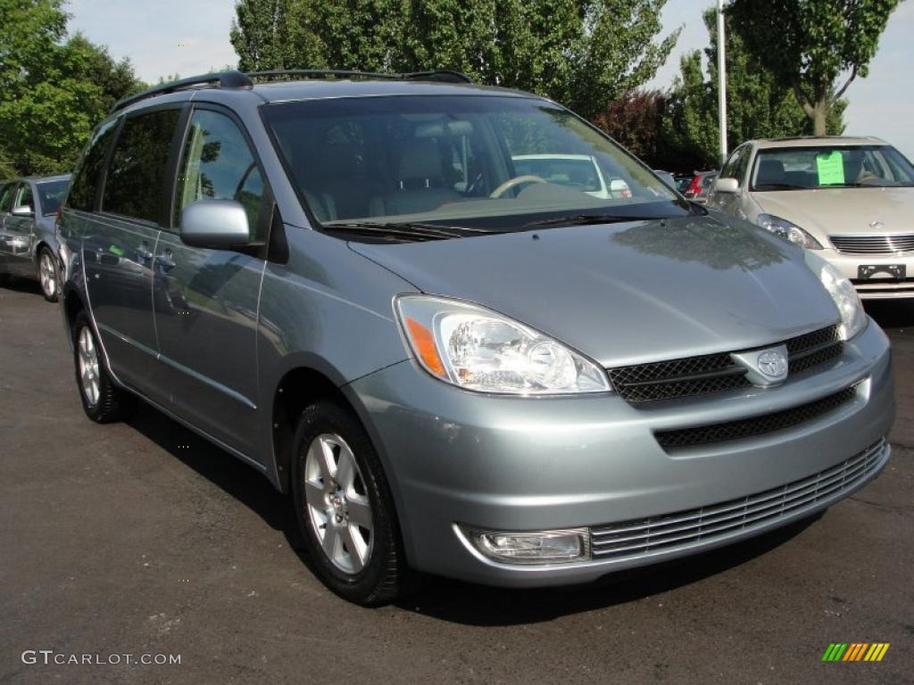 2004 Sienna XLE - Blue Mirage Metallic / Fawn Beige photo #1