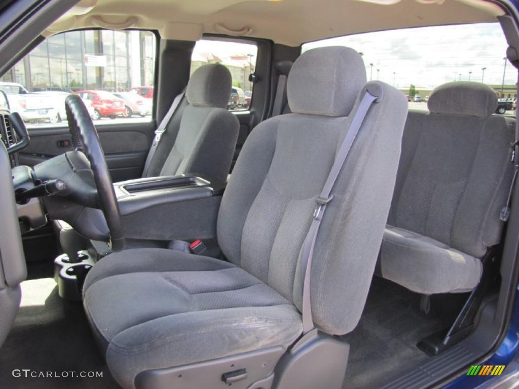 2003 Silverado 1500 LS Extended Cab 4x4 - Arrival Blue Metallic / Medium Gray photo #4