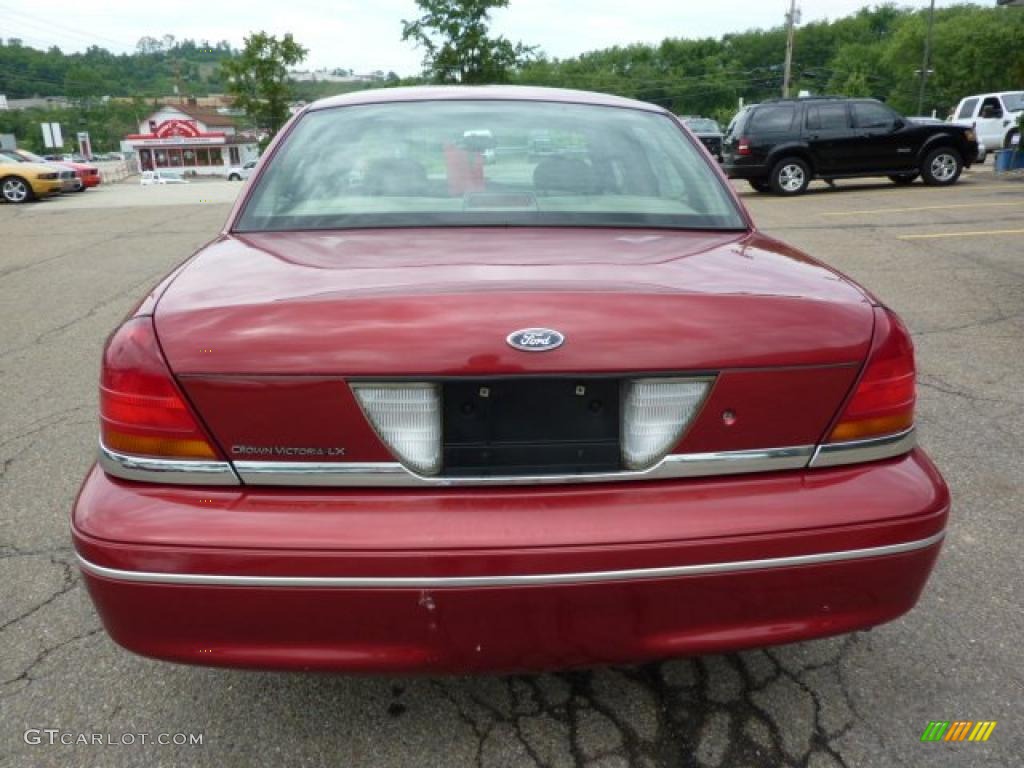 1999 Crown Victoria LX - Toreador Red Metallic / Medium Parchment photo #3
