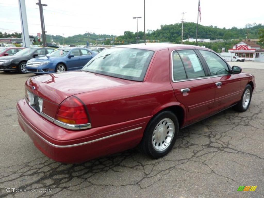 1999 Crown Victoria LX - Toreador Red Metallic / Medium Parchment photo #4