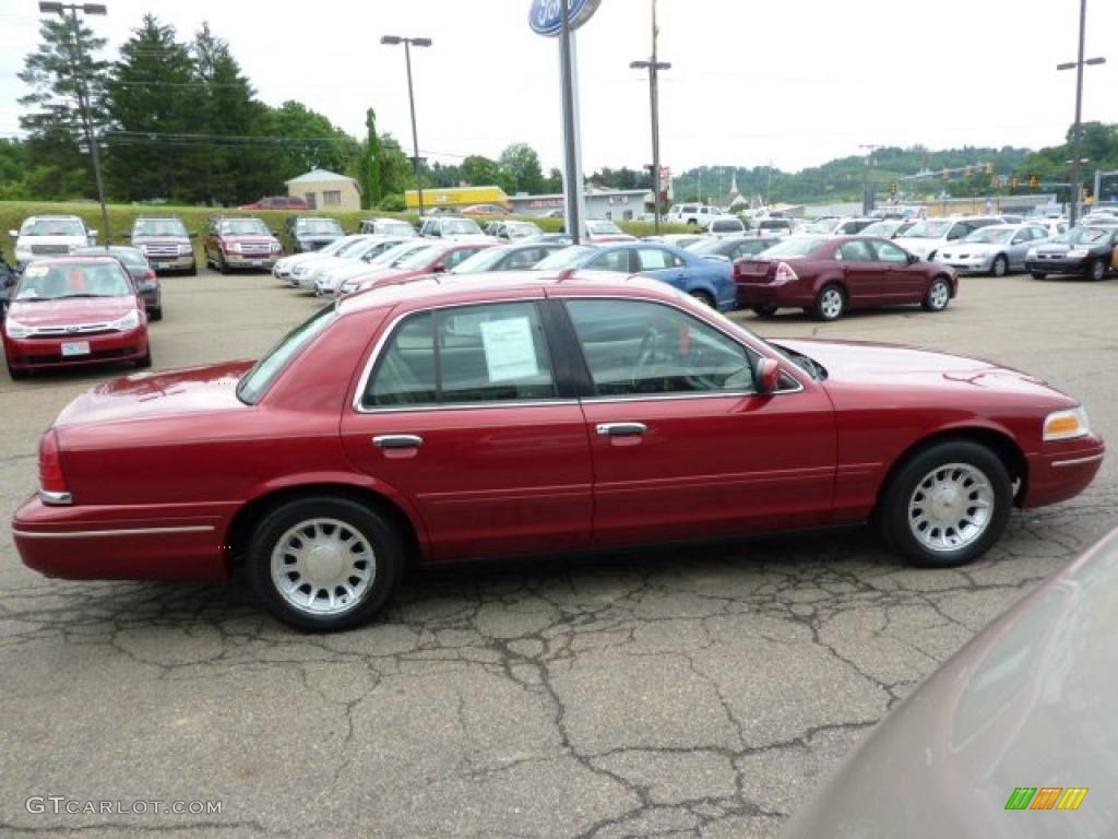 1999 Crown Victoria LX - Toreador Red Metallic / Medium Parchment photo #5