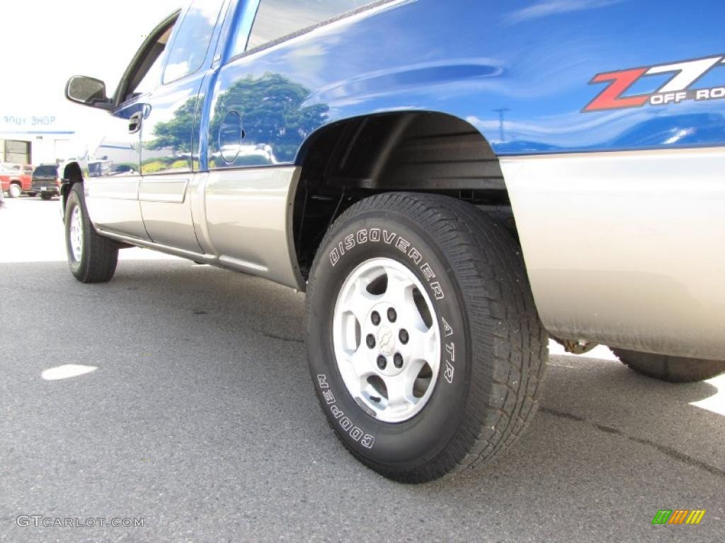 2003 Silverado 1500 LS Extended Cab 4x4 - Arrival Blue Metallic / Medium Gray photo #12