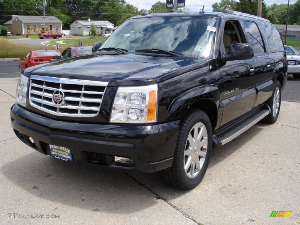 2005 Escalade ESV Platinum AWD - Black Raven / Shale photo #1