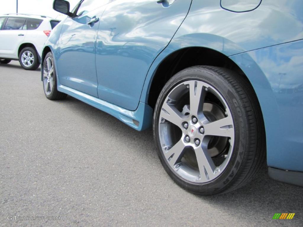 2009 Vibe GT - Mystic Blue Metallic / Ebony photo #12