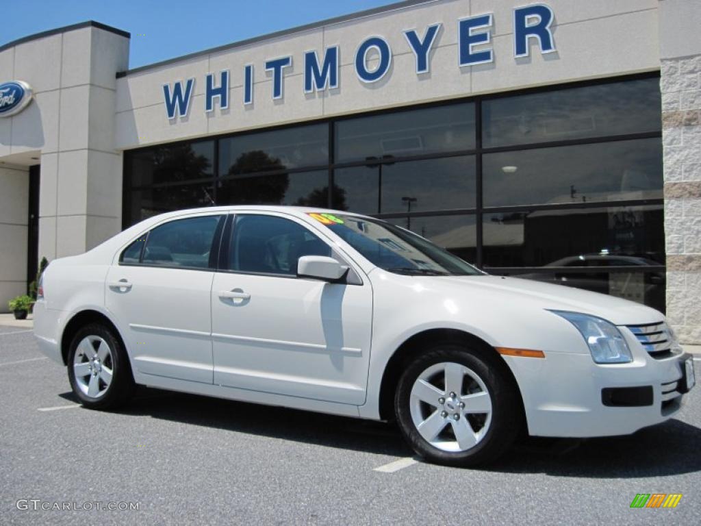 White Suede Ford Fusion