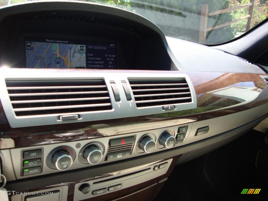 2007 7 Series 750i Sedan - Deep Green Metallic / Beige photo #14