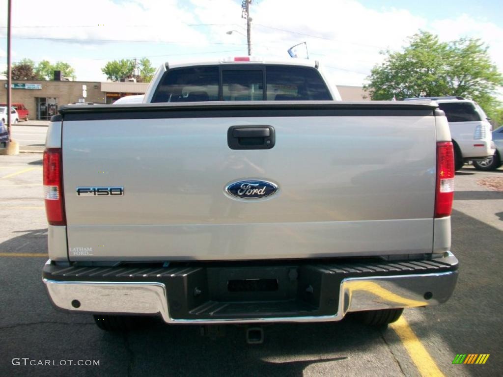 2006 F150 Lariat SuperCab 4x4 - Silver Metallic / Black photo #13