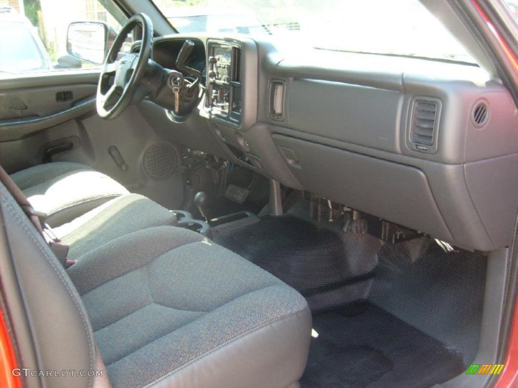 2006 Sierra 2500HD Work Truck Regular Cab 4x4 - Fire Red / Dark Pewter photo #16