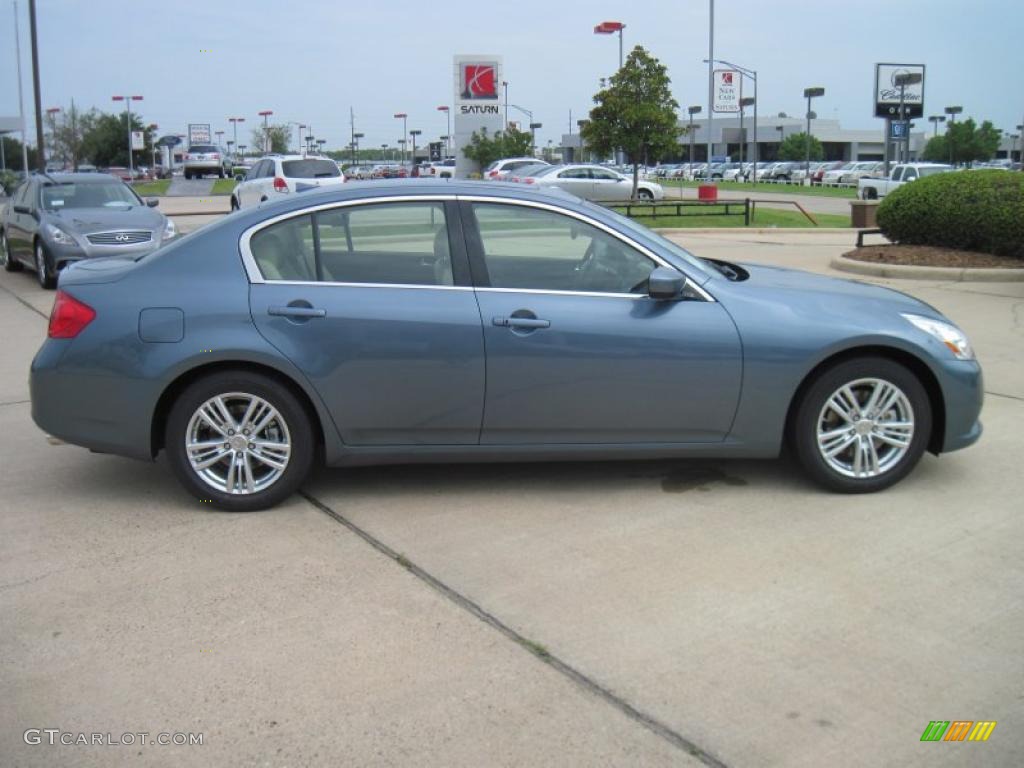 2010 G 37 Journey Sedan - Lakeshore Slate / Stone photo #4