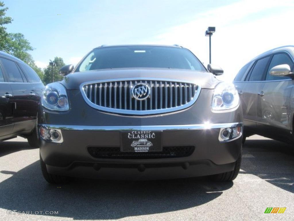 2010 Enclave CXL AWD - Cocoa Metallic / Ebony/Ebony photo #2