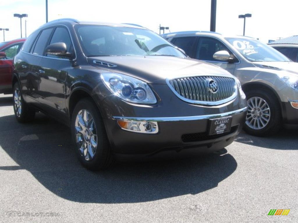 2010 Enclave CXL AWD - Cocoa Metallic / Ebony/Ebony photo #3