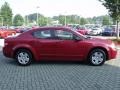 2009 Inferno Red Crystal Pearl Dodge Avenger SE  photo #6