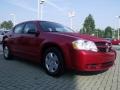 2009 Inferno Red Crystal Pearl Dodge Avenger SE  photo #7