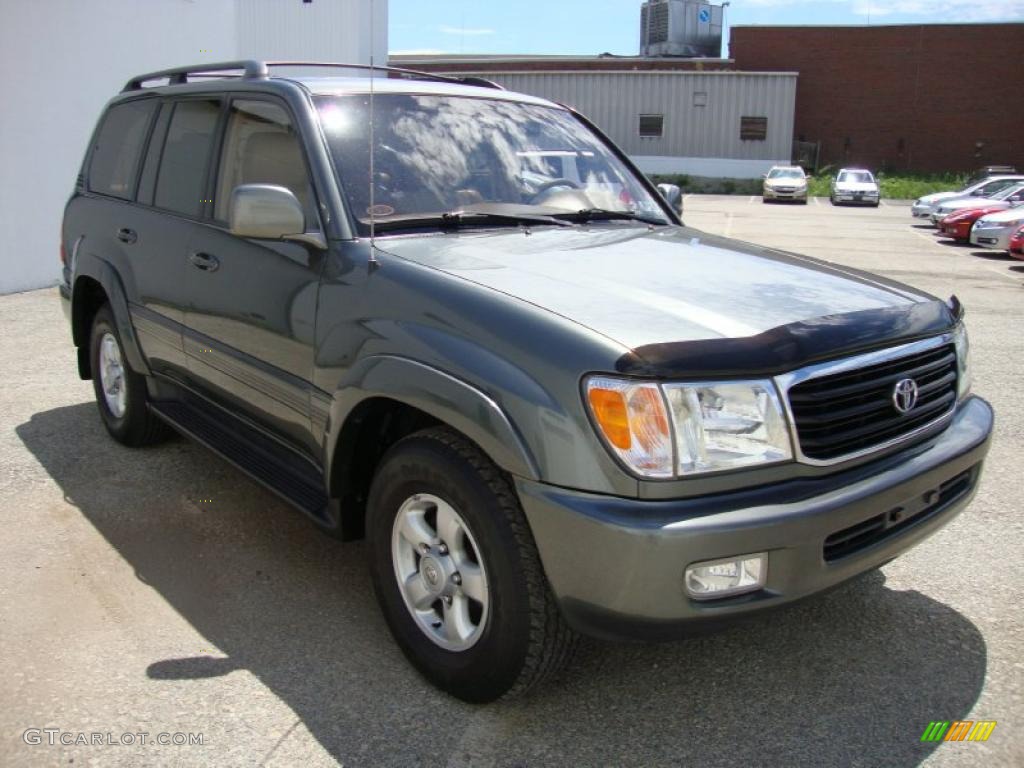 1999 Land Cruiser  - River Rock Green Metallic Mica / Ivory photo #4