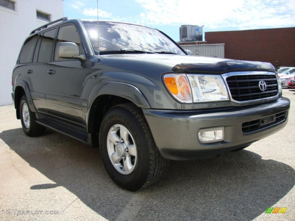 1999 Land Cruiser  - River Rock Green Metallic Mica / Ivory photo #5