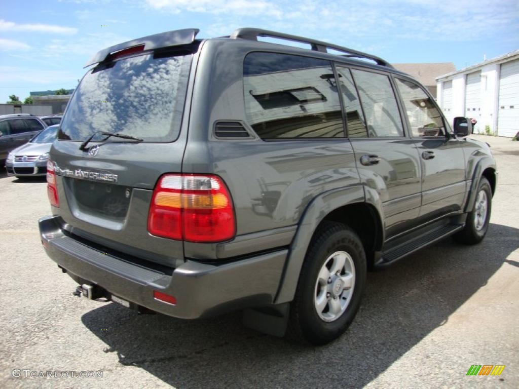 1999 Land Cruiser  - River Rock Green Metallic Mica / Ivory photo #8