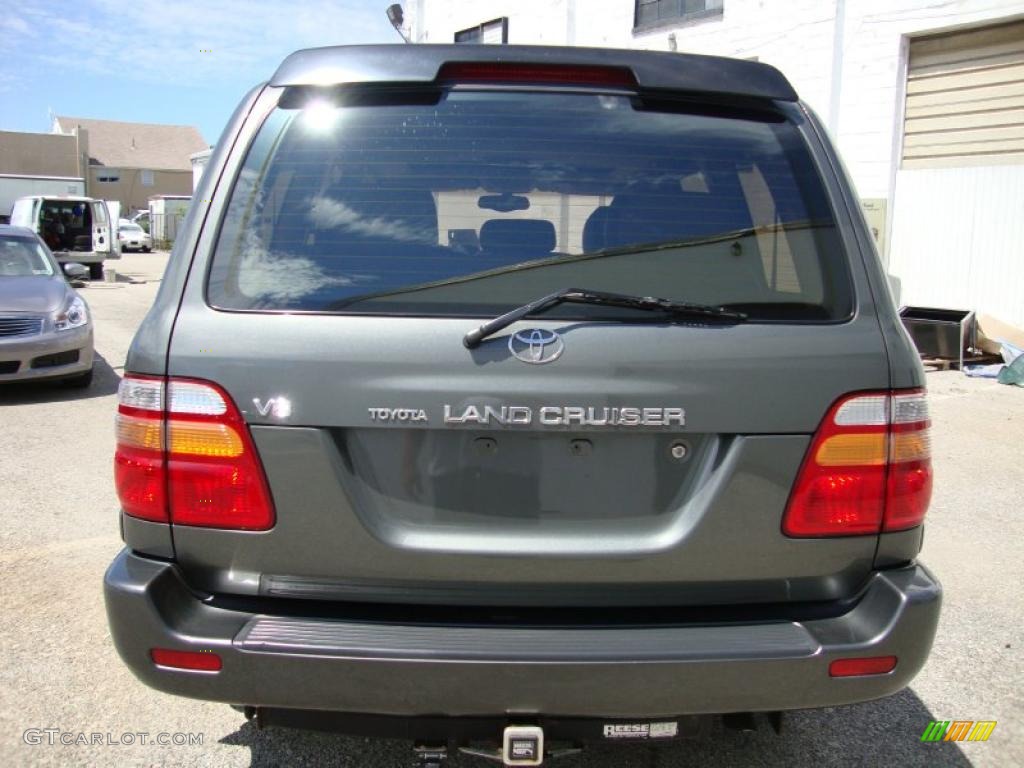 1999 Land Cruiser  - River Rock Green Metallic Mica / Ivory photo #9