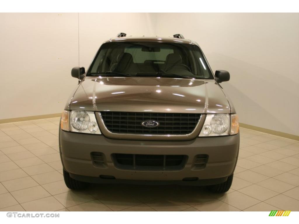 2002 Explorer XLS 4x4 - Mineral Grey Metallic / Midnight Grey photo #2