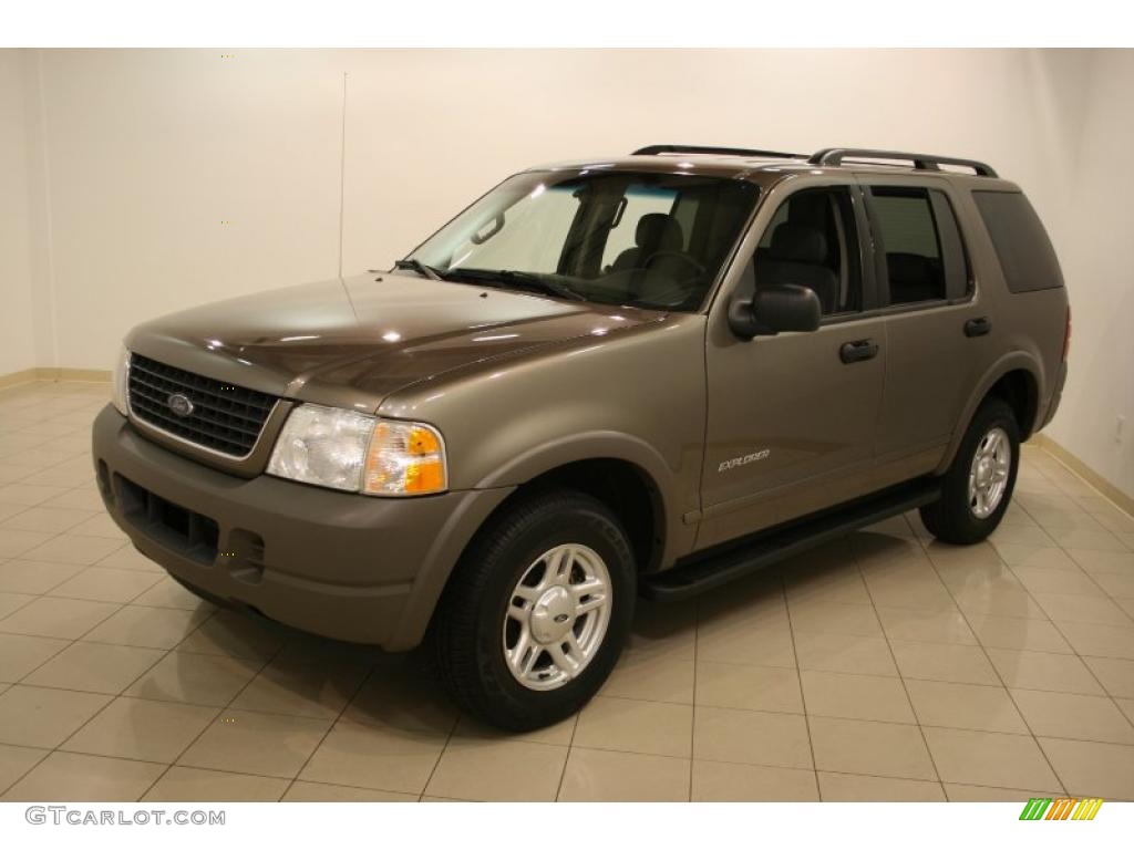 2002 Explorer XLS 4x4 - Mineral Grey Metallic / Midnight Grey photo #3