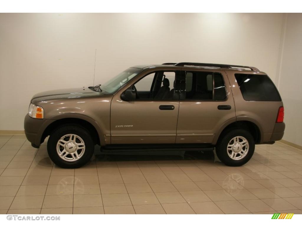 2002 Explorer XLS 4x4 - Mineral Grey Metallic / Midnight Grey photo #4