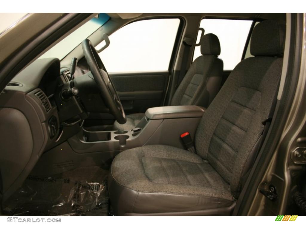 2002 Explorer XLS 4x4 - Mineral Grey Metallic / Midnight Grey photo #9