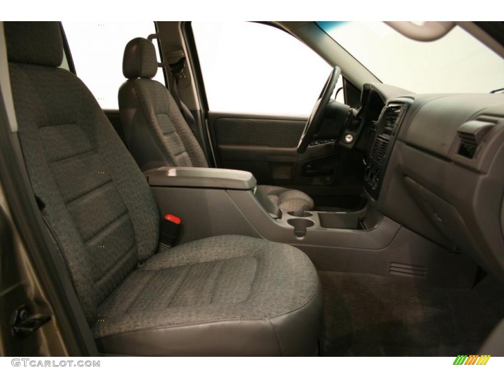 2002 Explorer XLS 4x4 - Mineral Grey Metallic / Midnight Grey photo #15