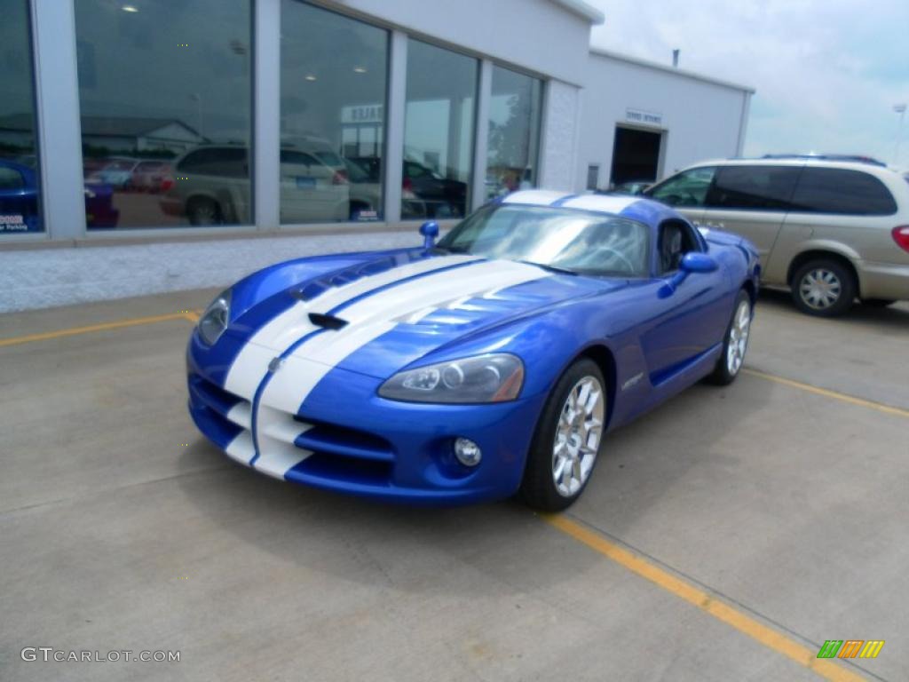 2010 Viper SRT10 Coupe - Viper GTS Blue / Black photo #2