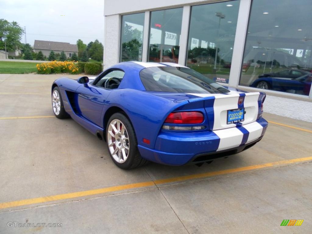 2010 Viper SRT10 Coupe - Viper GTS Blue / Black photo #3