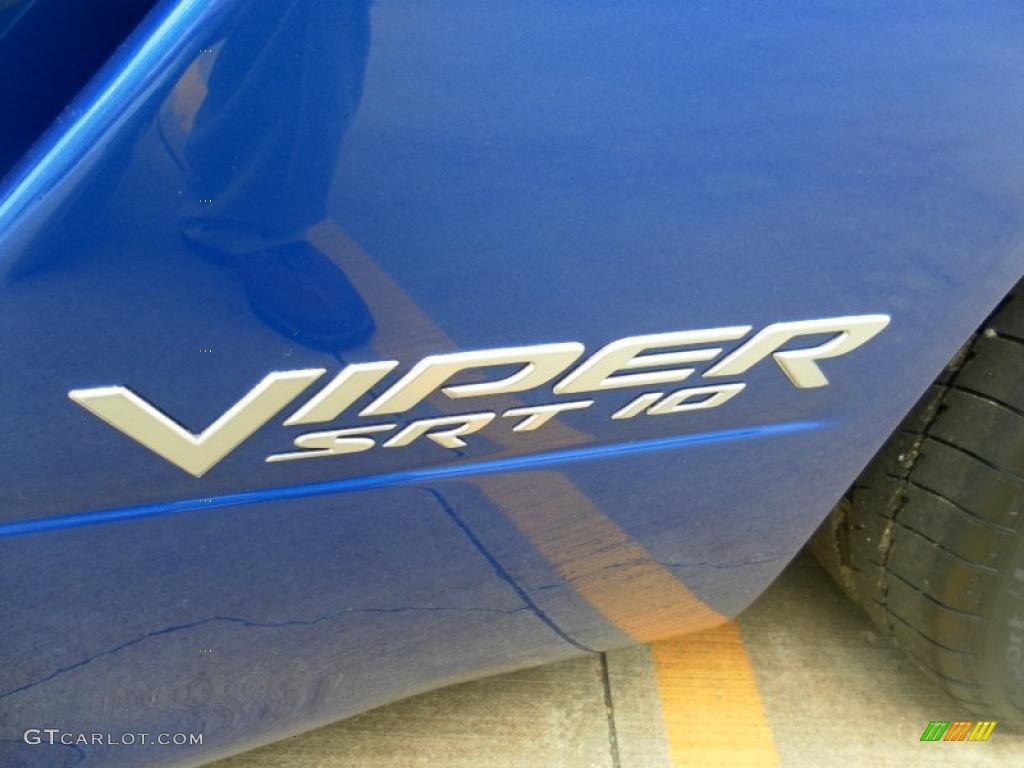 2010 Viper SRT10 Coupe - Viper GTS Blue / Black photo #14