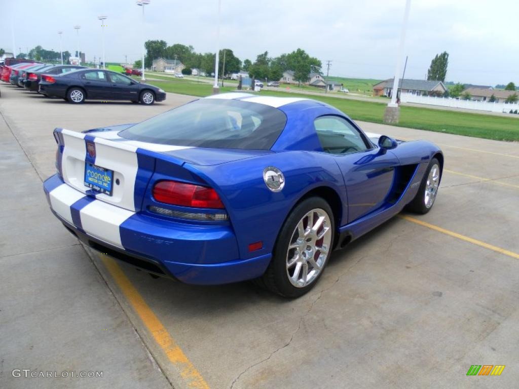 2010 Viper SRT10 Coupe - Viper GTS Blue / Black photo #15