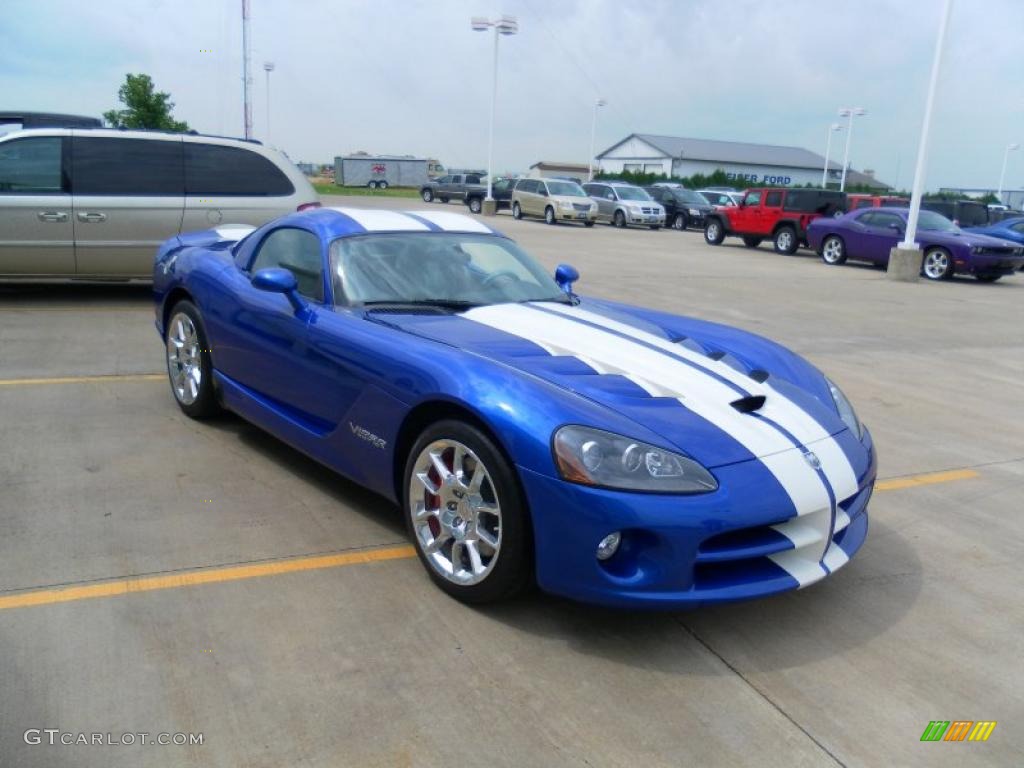 2010 Viper SRT10 Coupe - Viper GTS Blue / Black photo #18