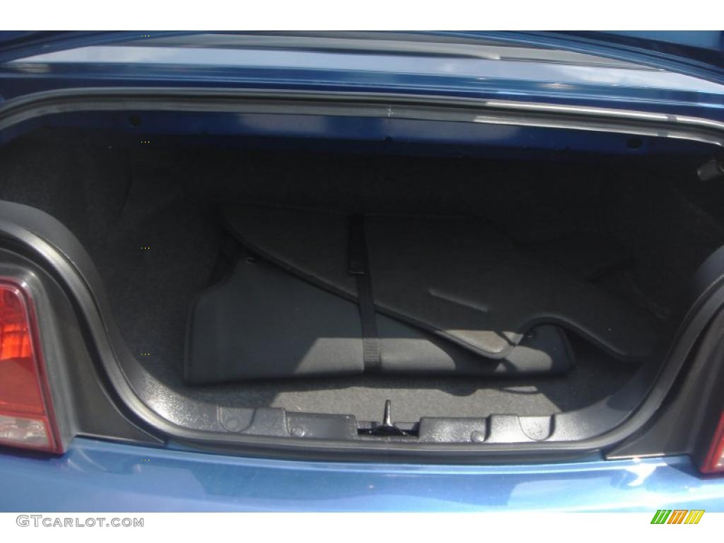 2006 Mustang V6 Premium Convertible - Vista Blue Metallic / Dark Charcoal photo #30