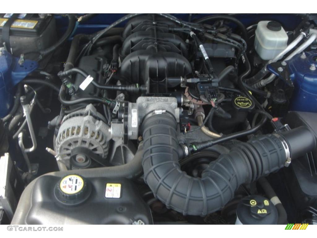 2006 Mustang V6 Premium Convertible - Vista Blue Metallic / Dark Charcoal photo #31