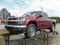 2010 Cardinal Red Metallic Chevrolet Colorado LT Extended Cab 4x4  photo #1