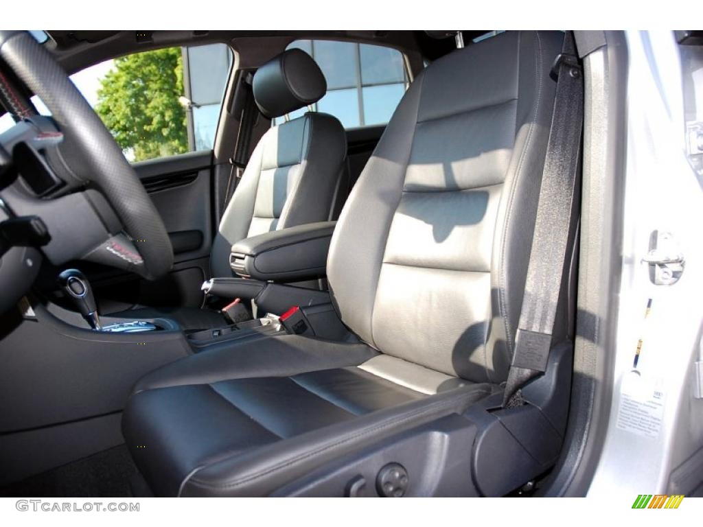 2008 A4 2.0T quattro S-Line Sedan - Light Silver Metallic / Black photo #15