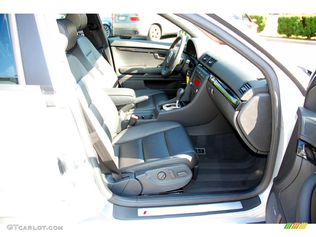 2008 A4 2.0T quattro S-Line Sedan - Light Silver Metallic / Black photo #22