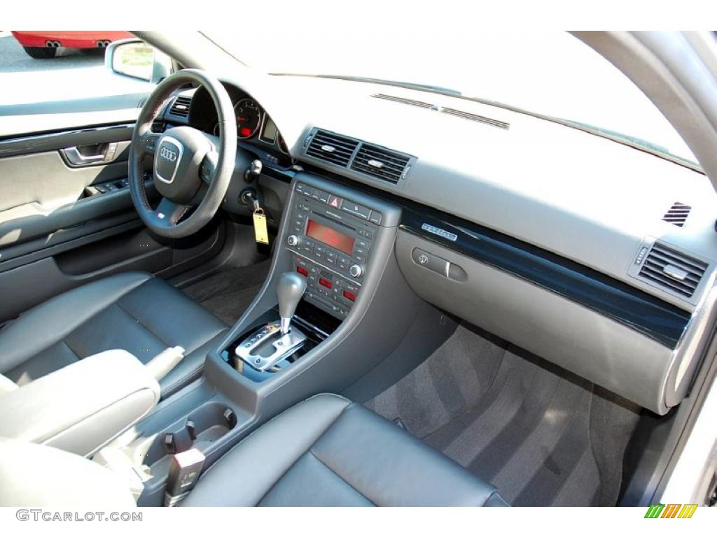 2008 A4 2.0T quattro S-Line Sedan - Light Silver Metallic / Black photo #23