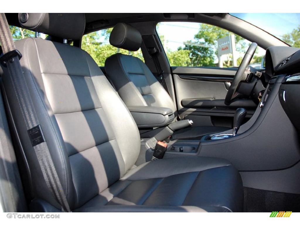 2008 A4 2.0T quattro S-Line Sedan - Light Silver Metallic / Black photo #24