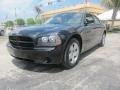 Brilliant Black Crystal Pearl 2008 Dodge Charger Police Package