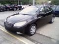 2007 Black Pearl Hyundai Elantra GLS Sedan  photo #1