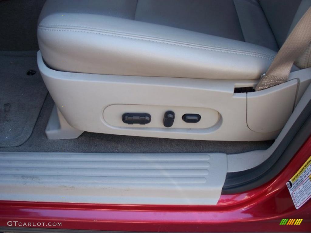 2007 Explorer XLT 4x4 - Redfire Metallic / Camel photo #4