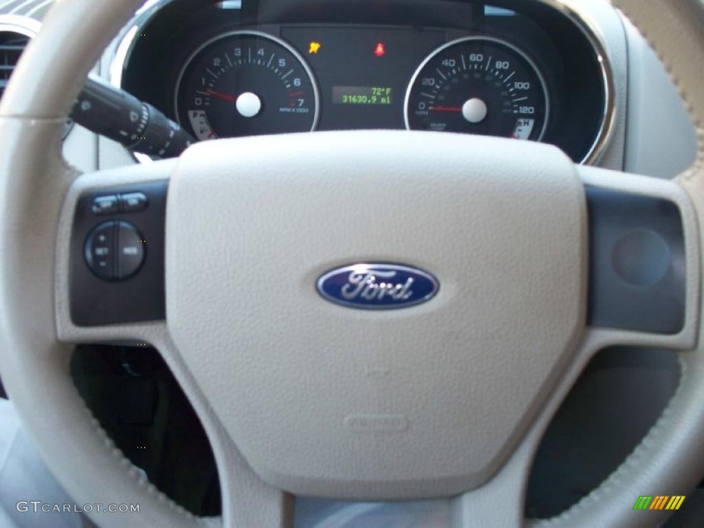 2007 Explorer XLT 4x4 - Redfire Metallic / Camel photo #6