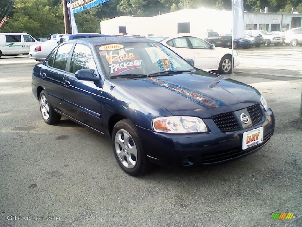 2006 Sentra 1.8 S - Blue Dusk Metallic / Sage photo #1