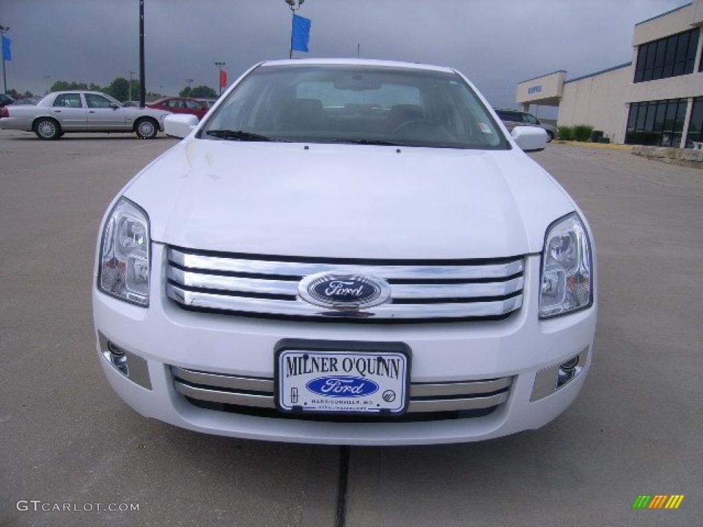 2007 Fusion SEL V6 - Oxford White / Charcoal Black photo #8