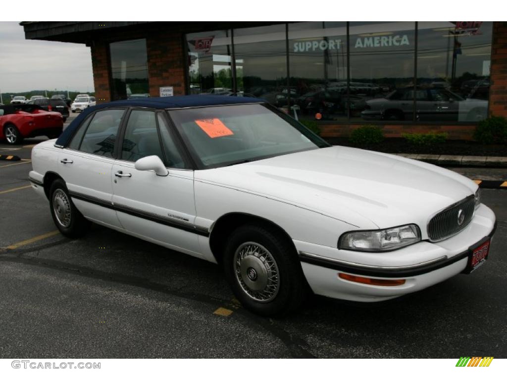 1997 LeSabre Custom - White / Adriatic Blue photo #1