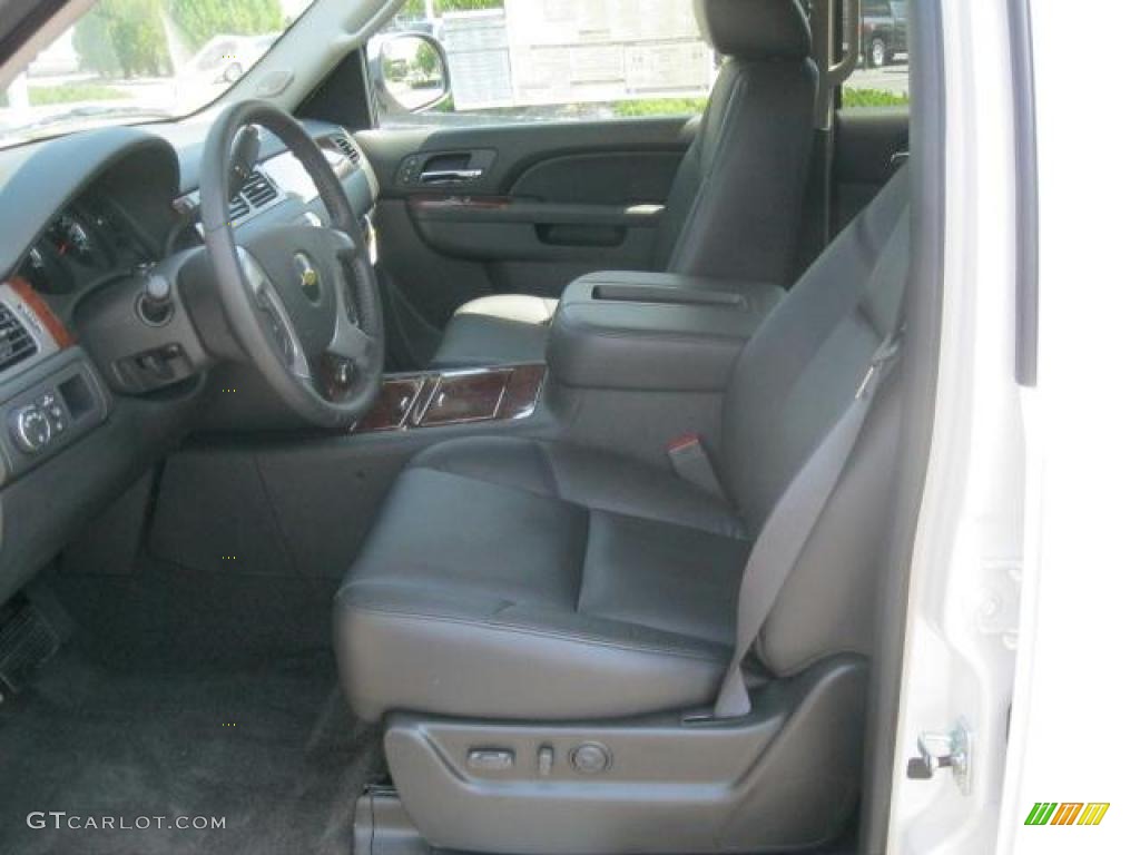 2010 Avalanche LTZ - White Diamond Tricoat / Ebony photo #4