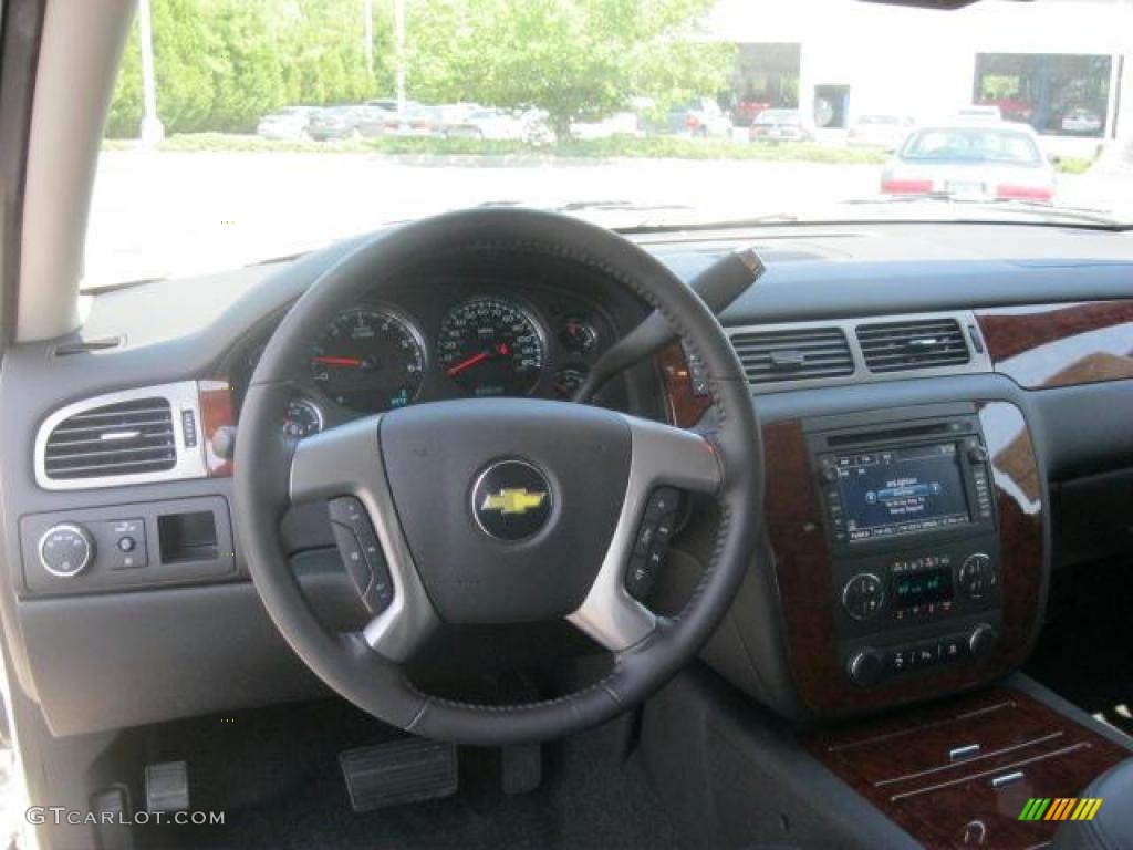 2010 Avalanche LTZ - White Diamond Tricoat / Ebony photo #6