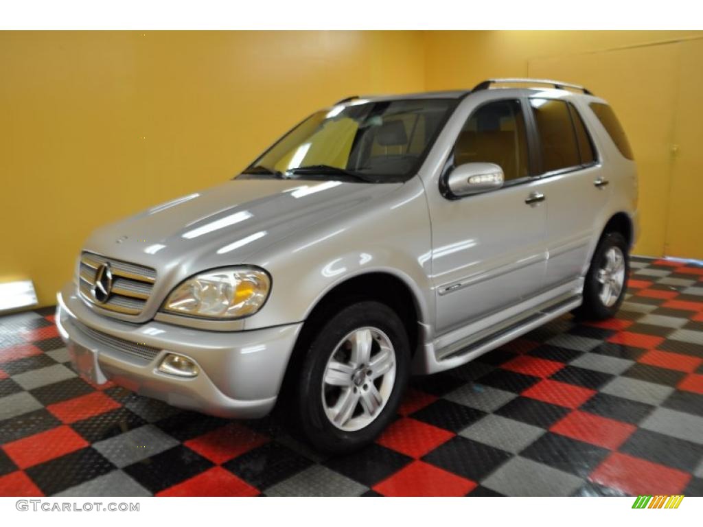 2005 ML 500 4Matic - Brilliant Silver Metallic / Charcoal photo #3