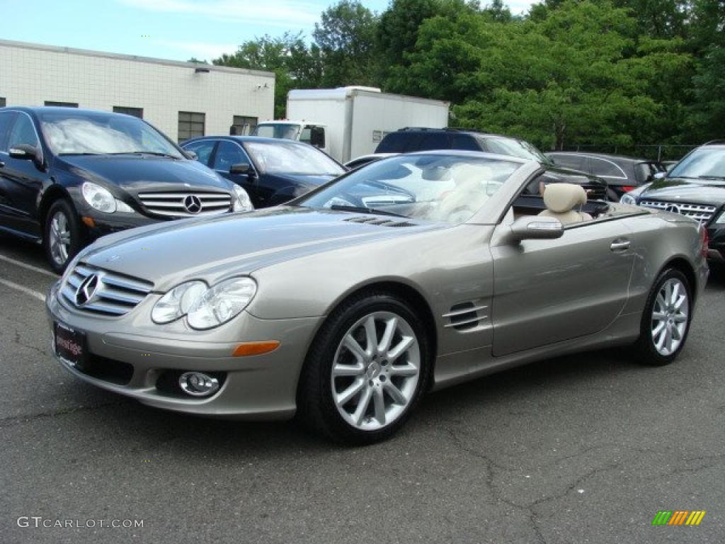 2007 SL 550 Roadster - Pewter Metallic / Stone photo #1